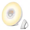 Sunrise Wake Up Light Digital Night Light Alarm Clock with FM Radio Sound
