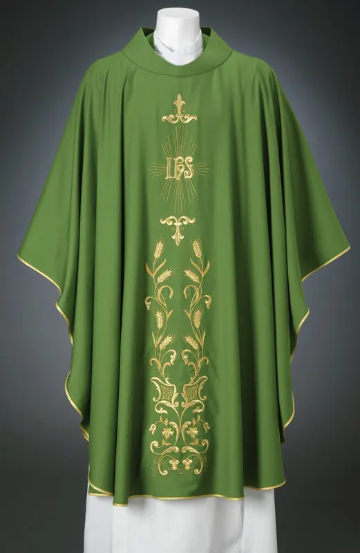 
Church Priest Chasuble Embroidered Vestments 