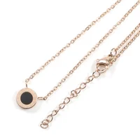 

Customize Rose Gold Plated Stainless Steel Chain Necklace Jewelry for Women Fashion Simple Jewellery