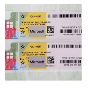 Genuine Language Windows 7 Pro COA License Sticker