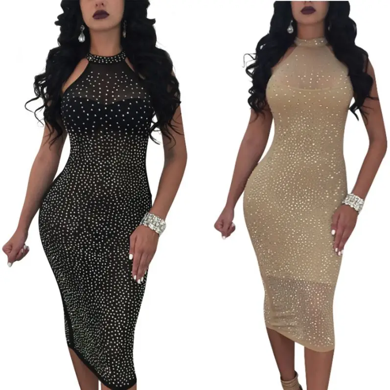 

2018 New style women sexy mesh club dress, Picture