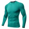Wholesale Custom Printed Long Sleeve Compression Shirt Men Rash Guard