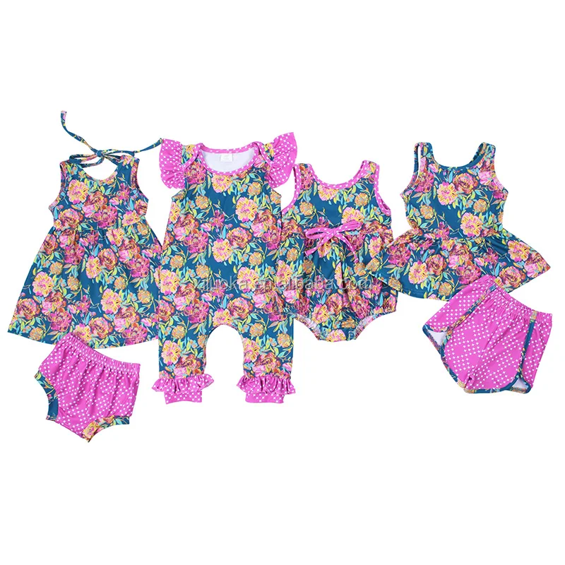 

Adorable Baby Girl Summer Floral Clothing Set Boutique Kids Two Piece Outfits, Picture