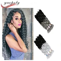 

24inch two colored Expression jumbo braid extension hair ultra braid synthetic hair extension