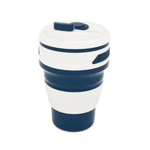 350Ml Collapsible Travel Reusable Silicone Foldable Coffee Cup