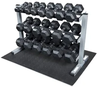 

Professional Rubber Coated Hex Dumbbell from 5lb to 150lb