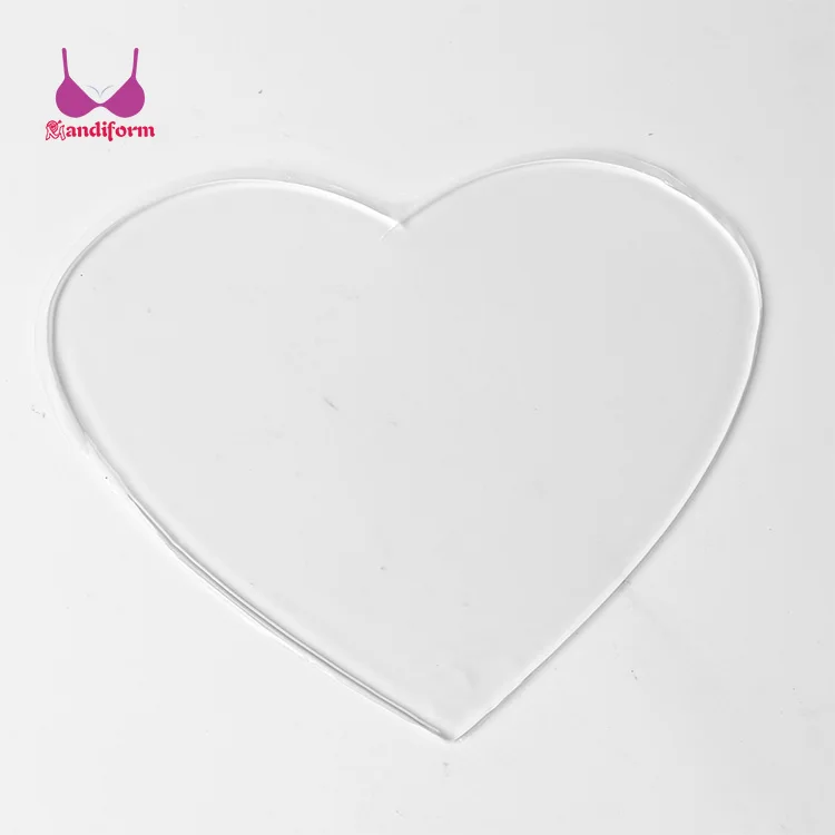 

Sexy Silicon Breast Mouse Pad For Wrinkles Seamless Adhesive Silicone Anti-Wrinkle Nursing Decollete Pads, Clear