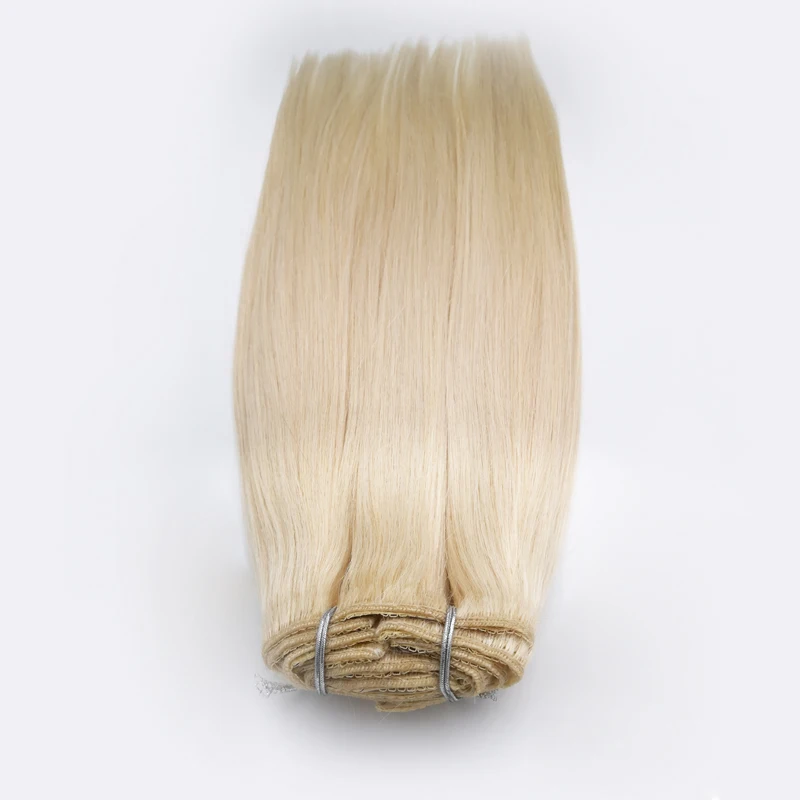 

No Shedding No Tangle Clip In 100% Human Hair Extensions