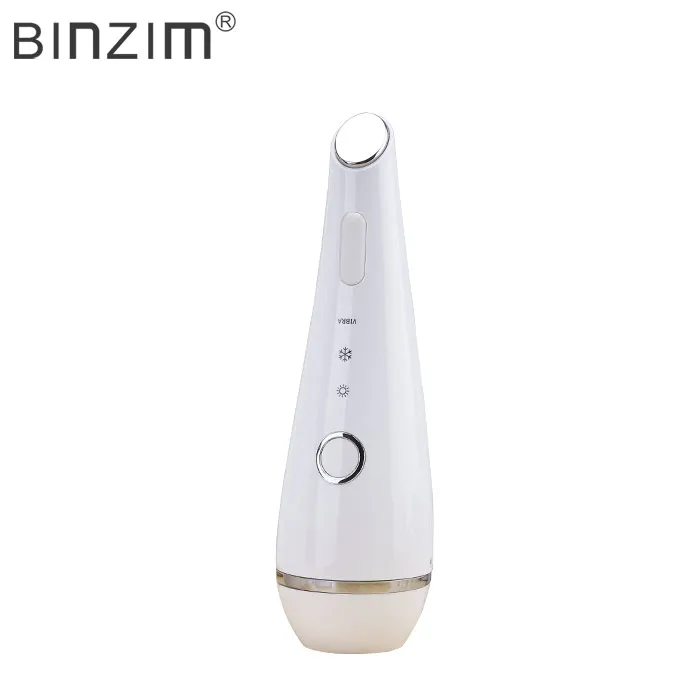 

Skin whiting Photon LED lights vibrating cool and hot beauty instrument, White