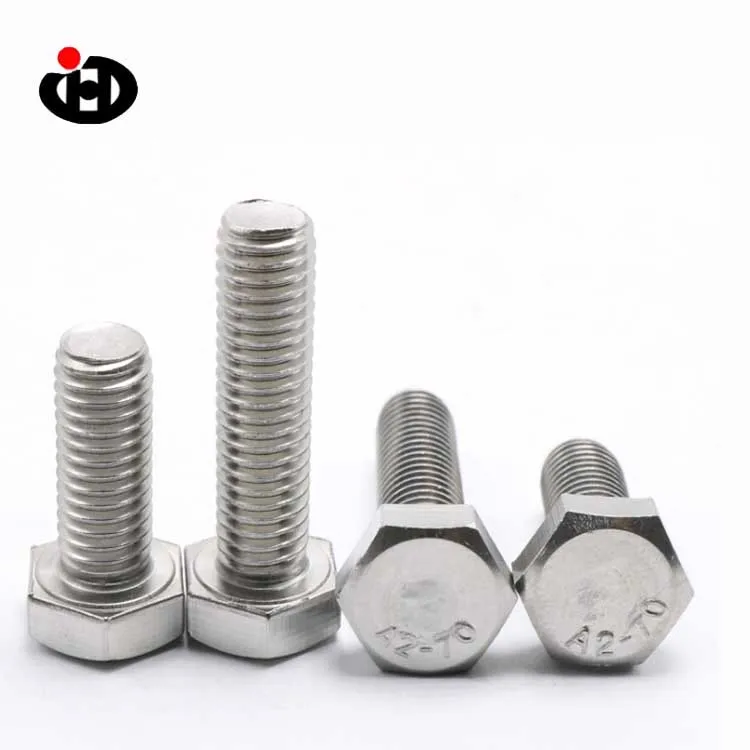 
JINGHONG Grade 2 Steel Hex Bolts DIN933 