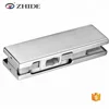 Stainless Steel Patch Fitting Hardware Bottom Door Clamp For Swing Door