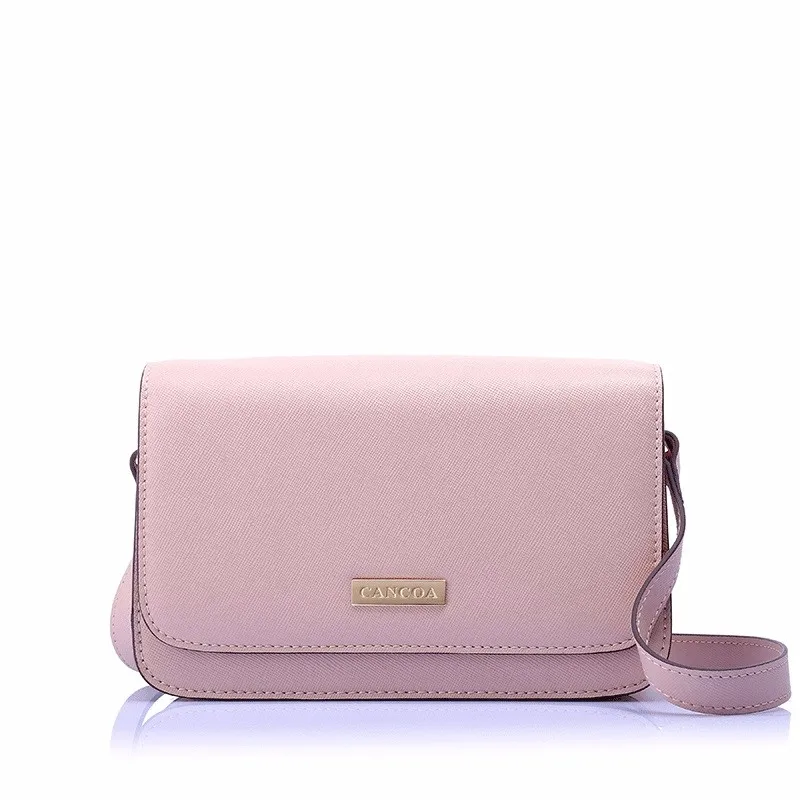 

CC2047B-2019 Newest design high end faux leather saffiano small shoulder bag crossbody bag, As photo, various colors available