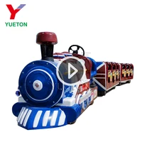 

Factory Price Shopping Mall Tourist Small Kids Rides Mini Amusement Park Electric Trackless Train For Sale