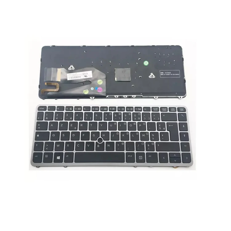 

HK-HHT NEW French laptop keyboard for HP Elitebook 840 G1Keyboard without backlit with pointer