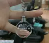 3D laser crystal photo keychain with led light base individually packed in gift box