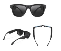 

2019 Amazon New Arrival Smart Sunglasses UV400 Polarized Sweatproof Bone Conduction Glasses with Bluetooth 4.0