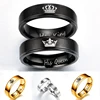 INFANTA JEWELRY 2018 Wholesale Couple Jewelry Her King His Queen Crown Ring Engagement Ring Gold For Men And Women