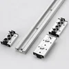 High-Speed LGD6 LGB6 - 60L- 4UU External Outer Clip-On Dual-Axis Guide Rail With Roller Wheel Sliding Block