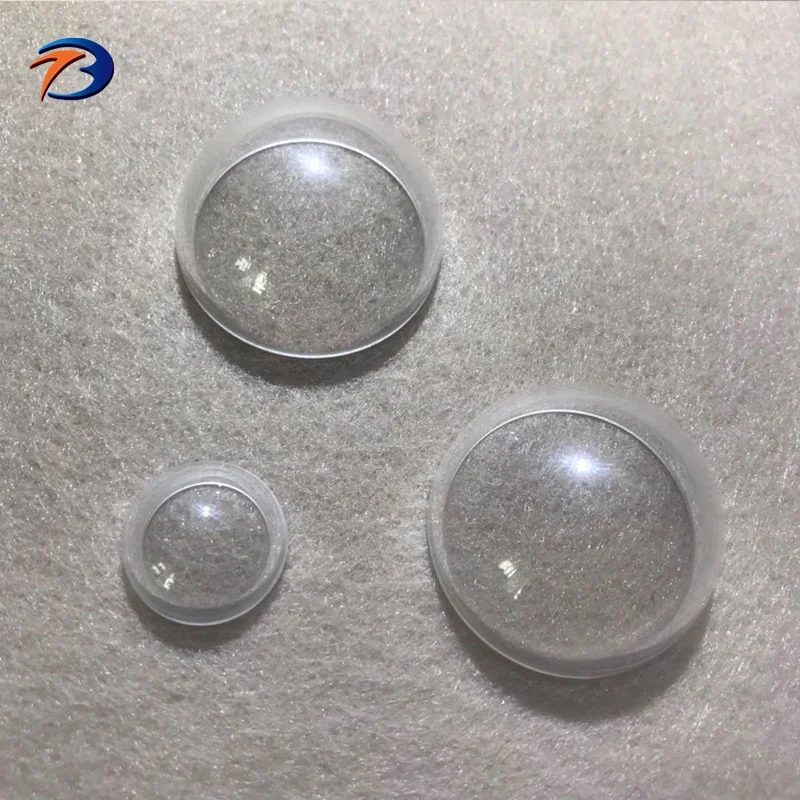 Optical lenses dome ball and half ball lenses glass cover used for underwater photography