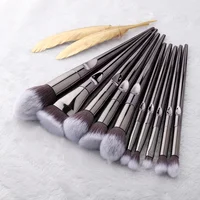 

10pcs artificial wool professional girl new makeup brush set