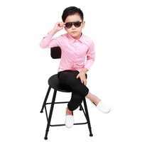 

Boys Formal Blouses Solid Kids Dress Shirts for Wedding High Quality Children Long Sleeve Shirt Fashion Baby Kids Clothes Tops