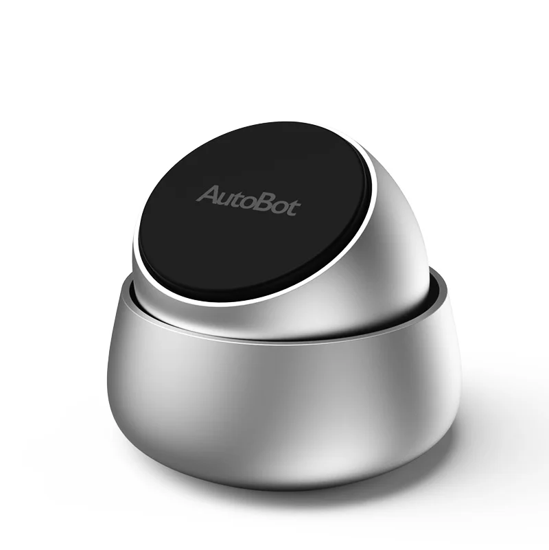 

Mini rotatable smartphone support Q magnetic phone holders, Silver
