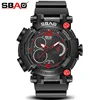 SBAO S-8019-2 New Design Multi-function Electronic Watch Male Sport Men Stop Alarm Calendar Chronograph Shock Boy Clock