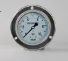 6" all ss bottom connection negative pressure air pressure gauge