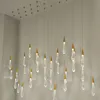Modern glass bubble pendant crystal light for sale