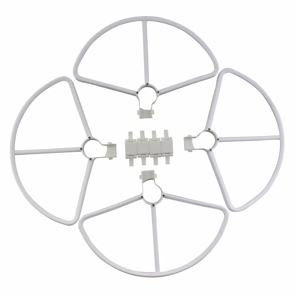 

4PCS quick release protective cover for Hubsan Zino H117S aerial four-axis aircraft accessories protection ring white