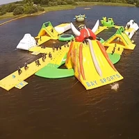 

Inflatable water amusement park / giant inflatable floating water park for sale