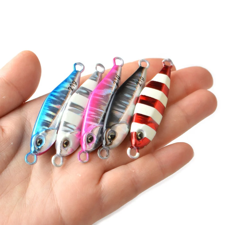 TOMA 5g10g14g21g micro metal jig slow pitch jig lead sea cast mini jig fishing lure