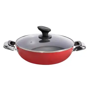 Image of hot sales eco-friendly ceramic non-stick aluminum cookware single piece wokpan 30 cm