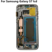 

Original 5.1'' SUPER AMOLED LCD with Frame for SAMSUNG Galaxy S7 LCD Display G930 G930F Touch Screen Digitizer with small burns