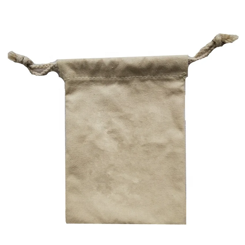 

Custom Pattern Wholesale High Quality Cotton Canvas Drawstring Pouch Organic Cotton Bag