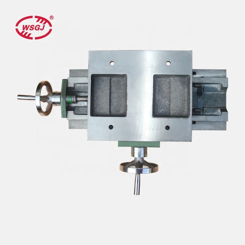
Cast iron dovetail slide guides two axis xy cross manual slide table for milling and drilling machine 