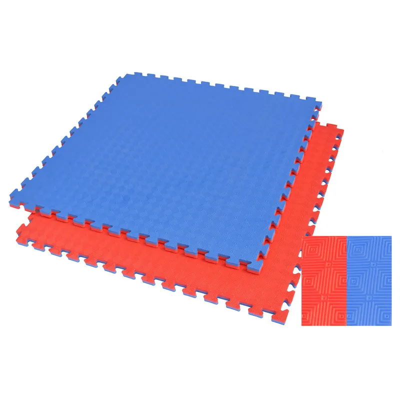 

2.5cm Anti Slippery Blue/Red Rhombic pattern Puzzle EVA Mat