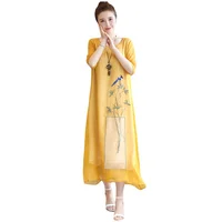 

Wellco embroidered ladies dresses knee-length women dresses summer 2019