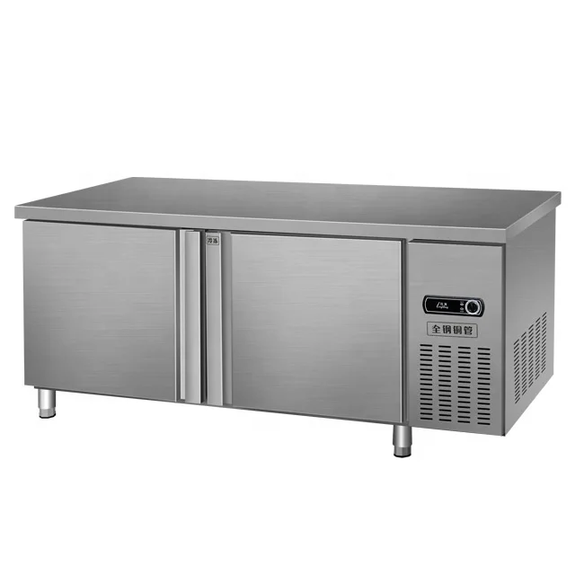 
Steel counter Commercial Kitchen Equipment Display Counter Fridge 