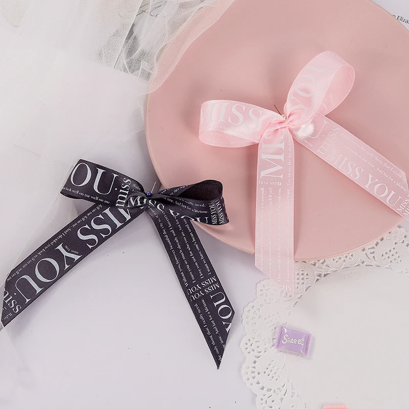 
Wholesale China Factory Custom Printed Satin Ribbon For Flower Wrapping 