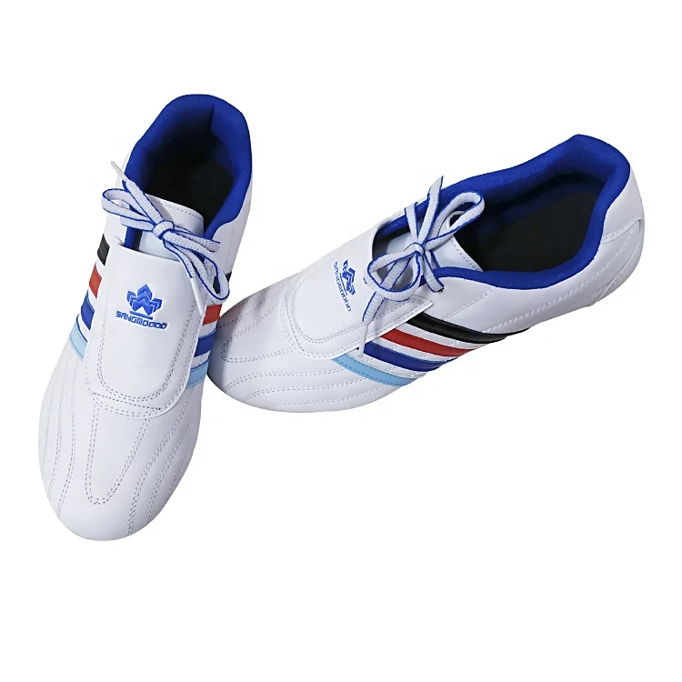 

High Quality Martial Arts White Leather Taekwondo Shoes