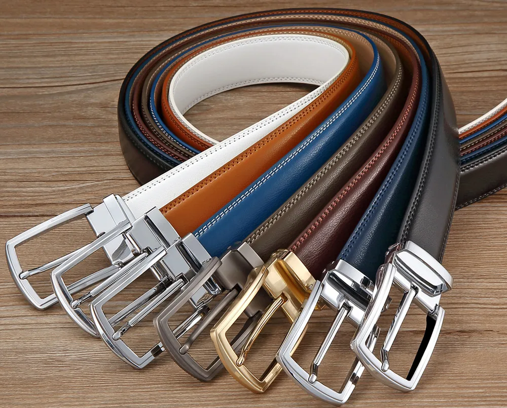 men's reversible leather dress belt