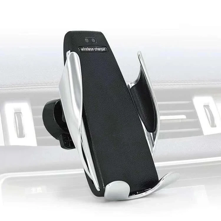 

Factory price wholesale Universal 10W Wireless Charger For QI wireless phone holder for mobile phone stand car charger, Black