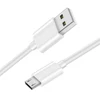 OEM high quality white TPE micro cable usb V8 to usb type A for mobile phone charging
