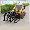 Full-Hydraulic Controlling Wheel Mini Skid Steer Loader For Sale