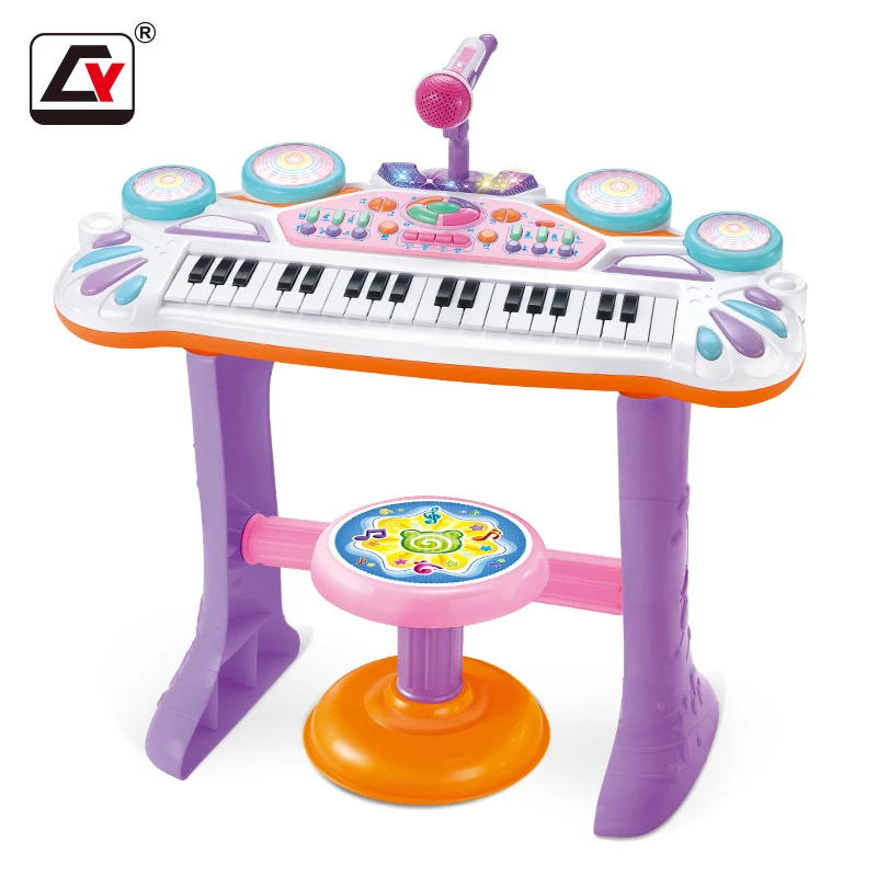 Образование детский музыкальный инструмент игрушки пластик игрушечная клавиатура фортепиано Электронные для детей