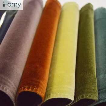 100 Cotton Crushed Velvet Fabric Wholesale Colorful Durable