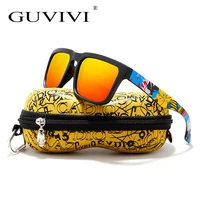 

GUVIVI New sunglasses with box men polarized sport sunglasses custom logo men's sunglasses with case