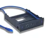 Multi-function plastic HDD/SSD mounting set bracket kit to 5.25 bay with 2 USB3.0 HUB