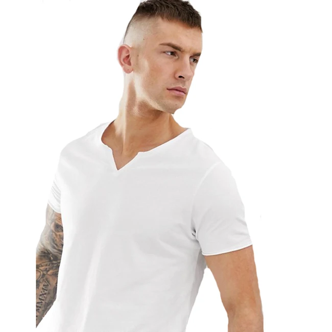 

Custom 2019 hot sale men short slim cut sleeve white plain muscle fit printing t-shirts